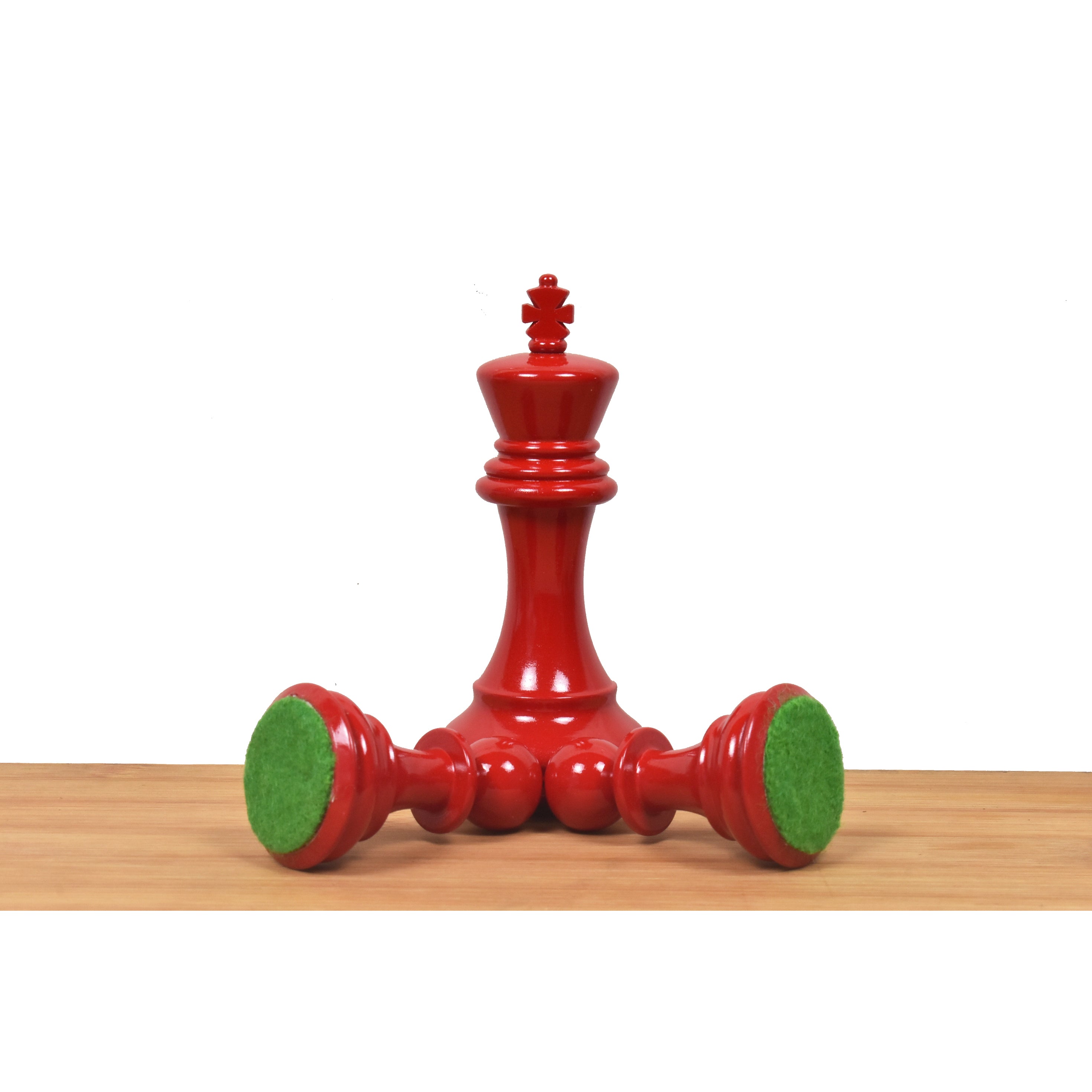 Pro Staunton Painted Boxwood 104mm Chess Pieces