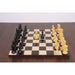 Ebony Wood and Boxwood chessmen sized for 55 to 60 mm squares