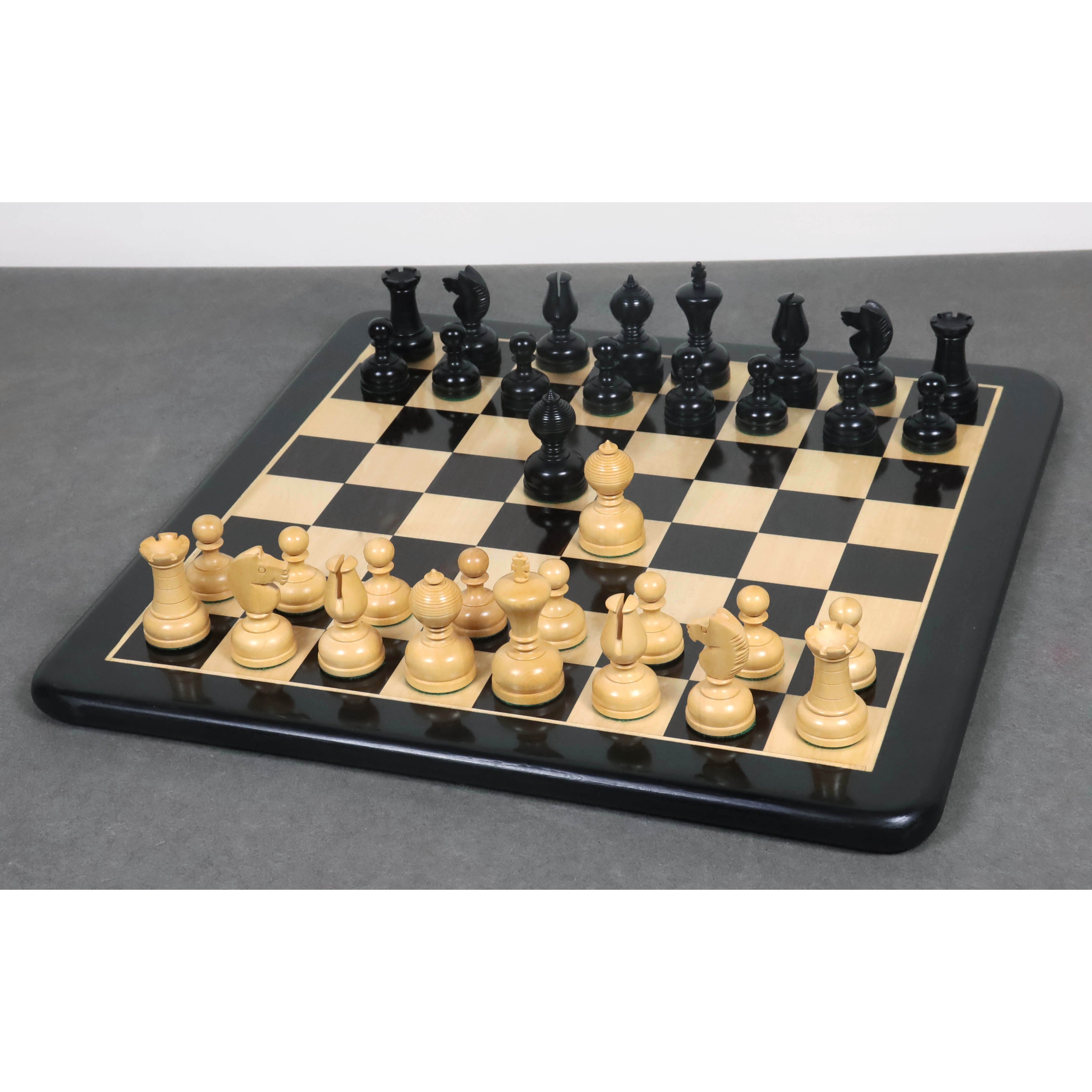 Library Series Staunton 79mm Chess Pieces