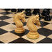 Stallion Staunton chess pieces in ebony, 105mm king