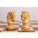 Imperator Staunton chess pieces in bud rosewood, 108mm king