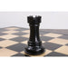 Jumbo Pro Staunton chess pieces in ebony wood, 159mm king