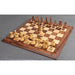 Golden Rosewood and Boxwood chessmen with a 39mm king base