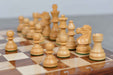 Full French Lardy Compact chess set with its 37cm sheesham and maple notation board, Sterling Chess Australia