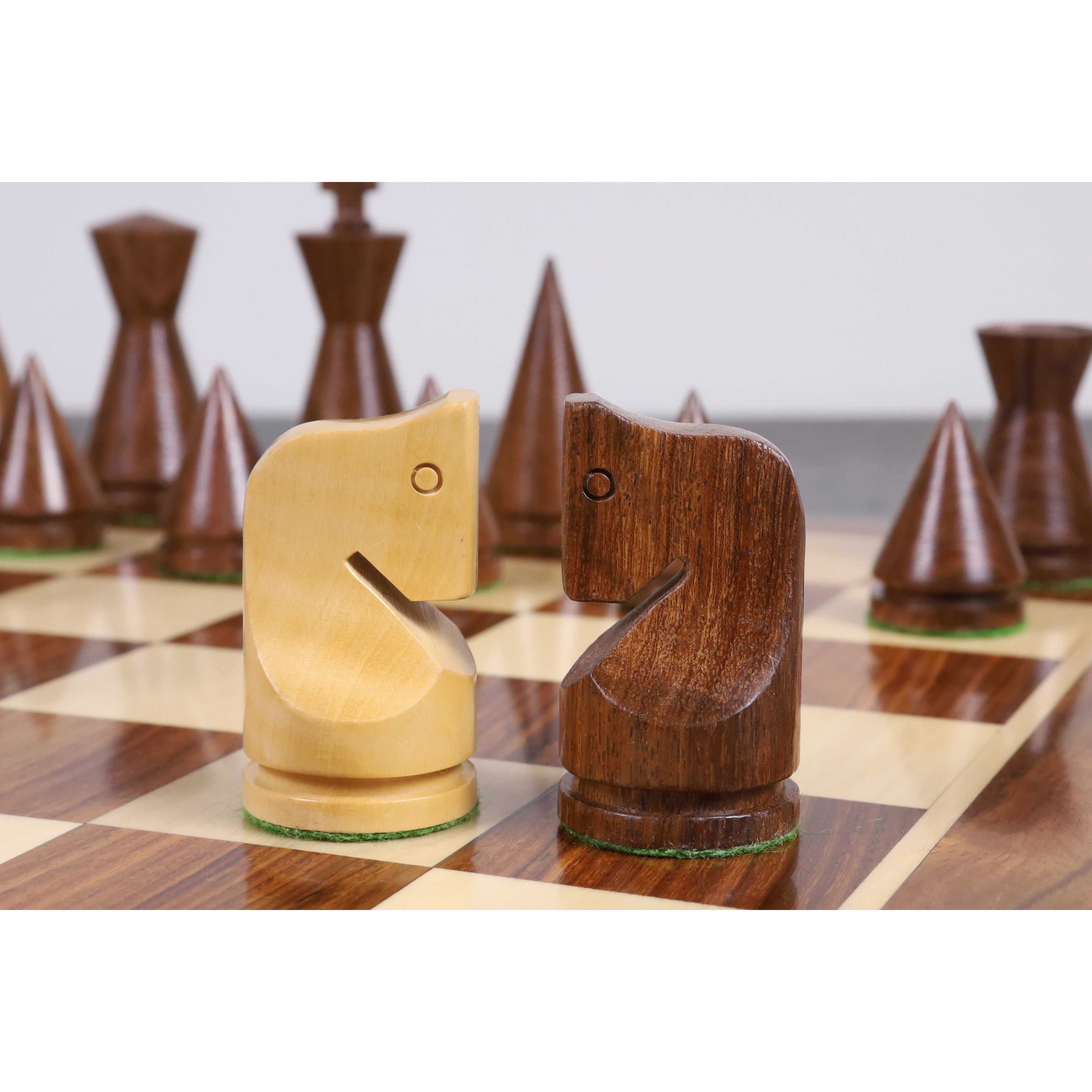 Russian Poni Minimalist 78mm Chess Pieces