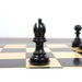 Ebony and Boxwood chessmen with a 32mm king base