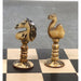 Animal Kingdom Camel Bone 101mm Chess Pieces