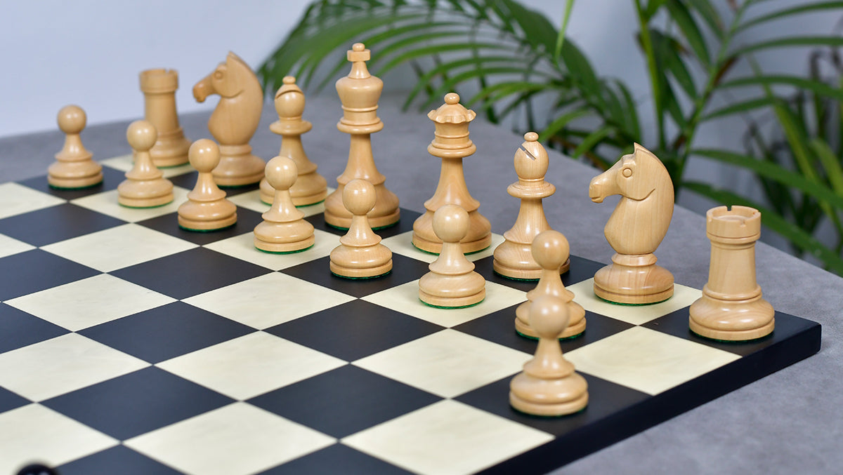 1962 Stockholm Interzonal reproduction wooden chess pieces, Australia