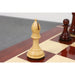 Bud Rosewood and Boxwood chessmen with a 45mm king base