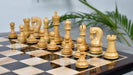 Full 34 piece Leningrad Club Sized chess set in rosewood and boxwood, Sterling Chess Australia