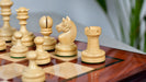 1930 Knubbel Analysis wooden chess pieces, 74mm king, Ebonised finish