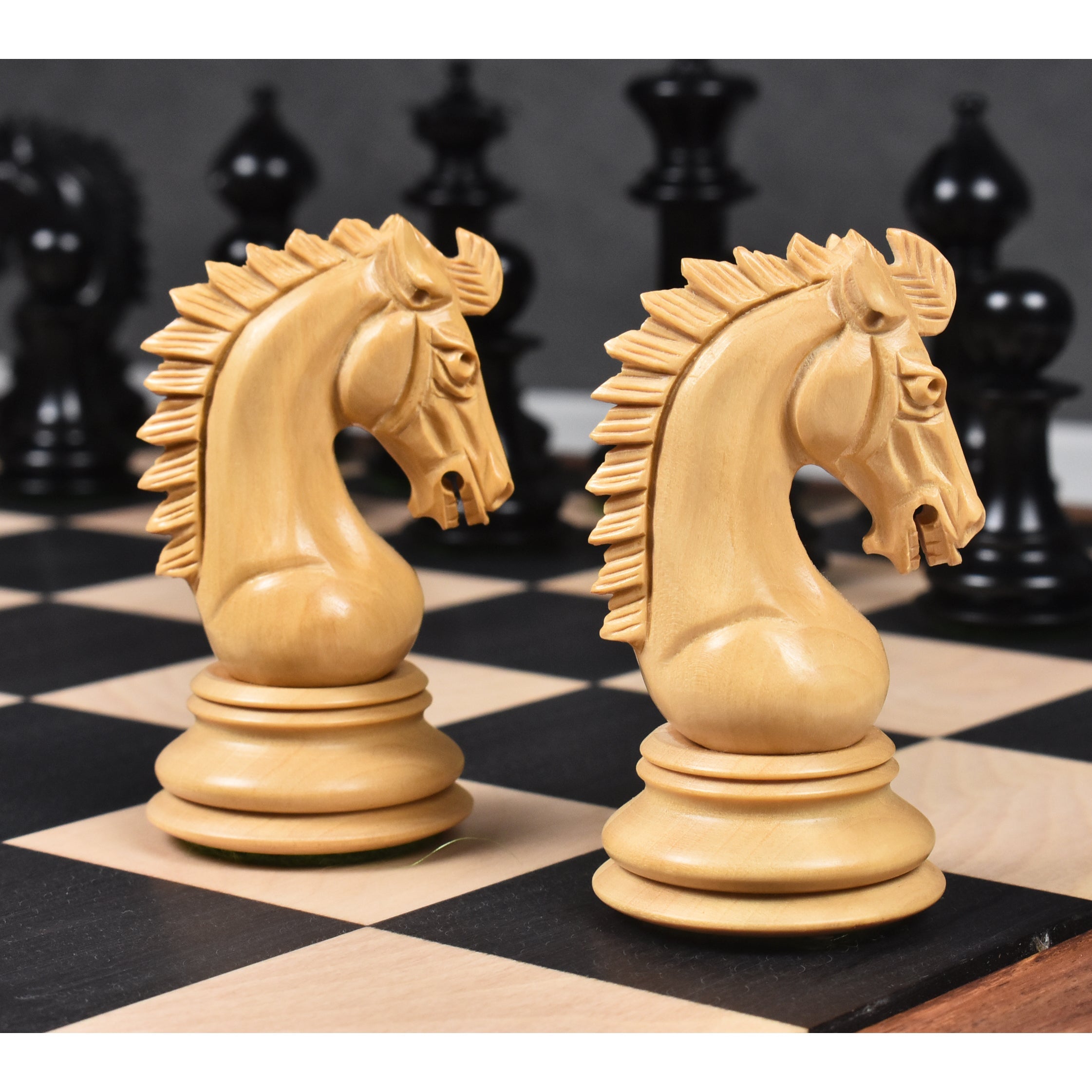 Emperor Series Staunton Ebony 94mm Chess Pieces