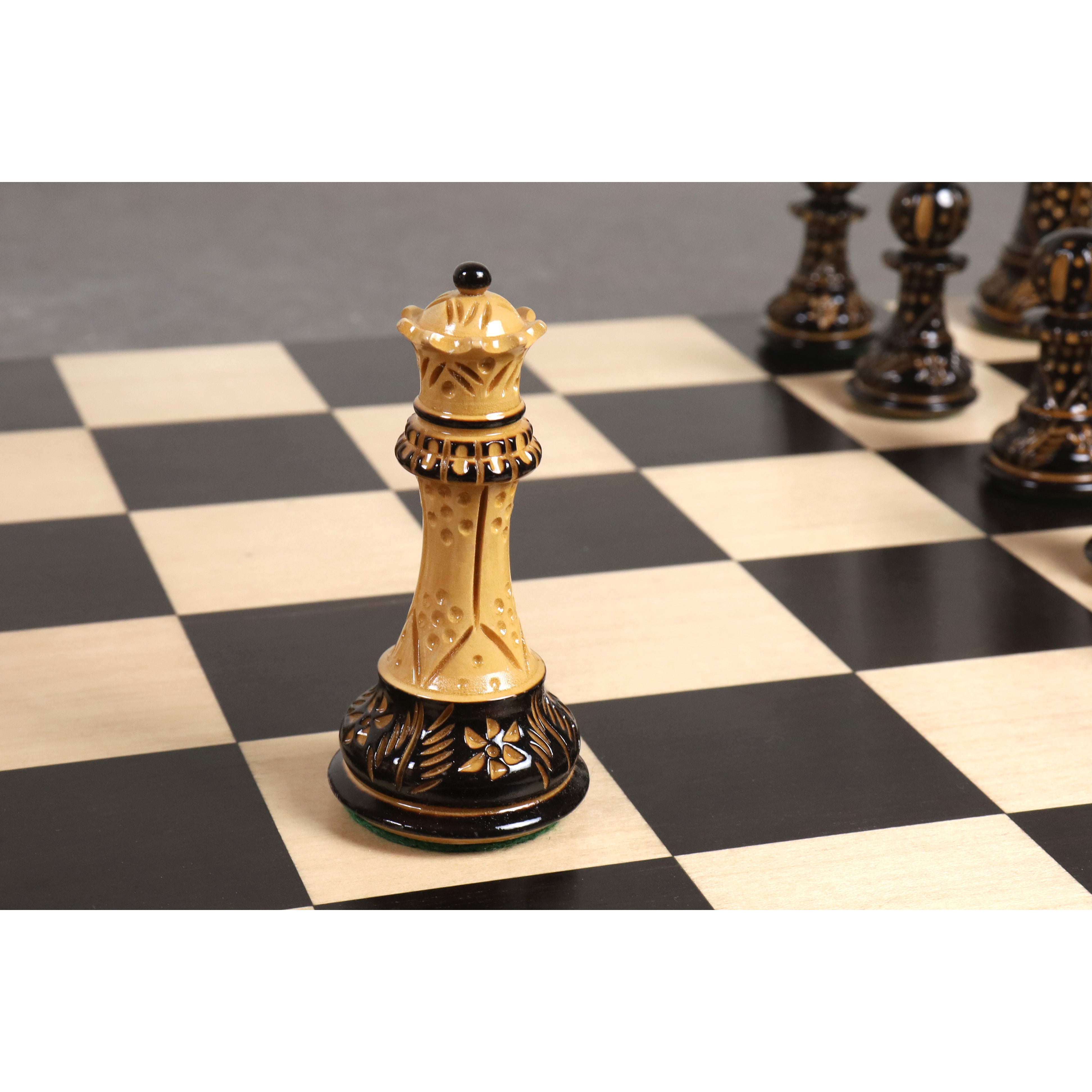 Professional Staunton Hand Carved 101mm Chess Pieces