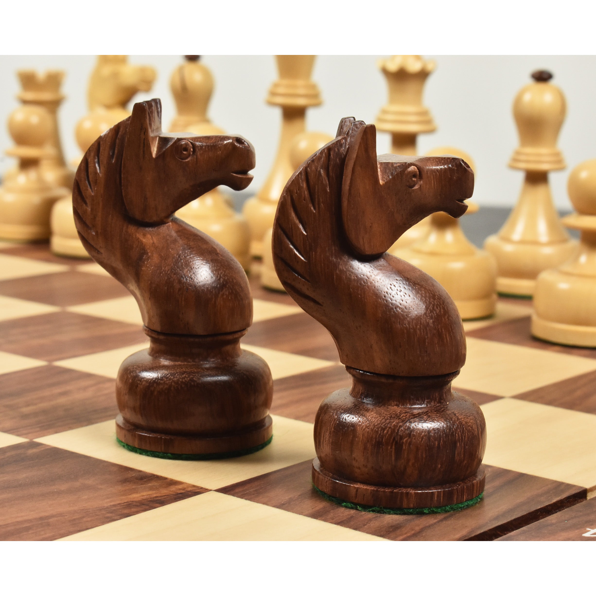 1960s' Soviet Championship Tal 102mm Chess Pieces