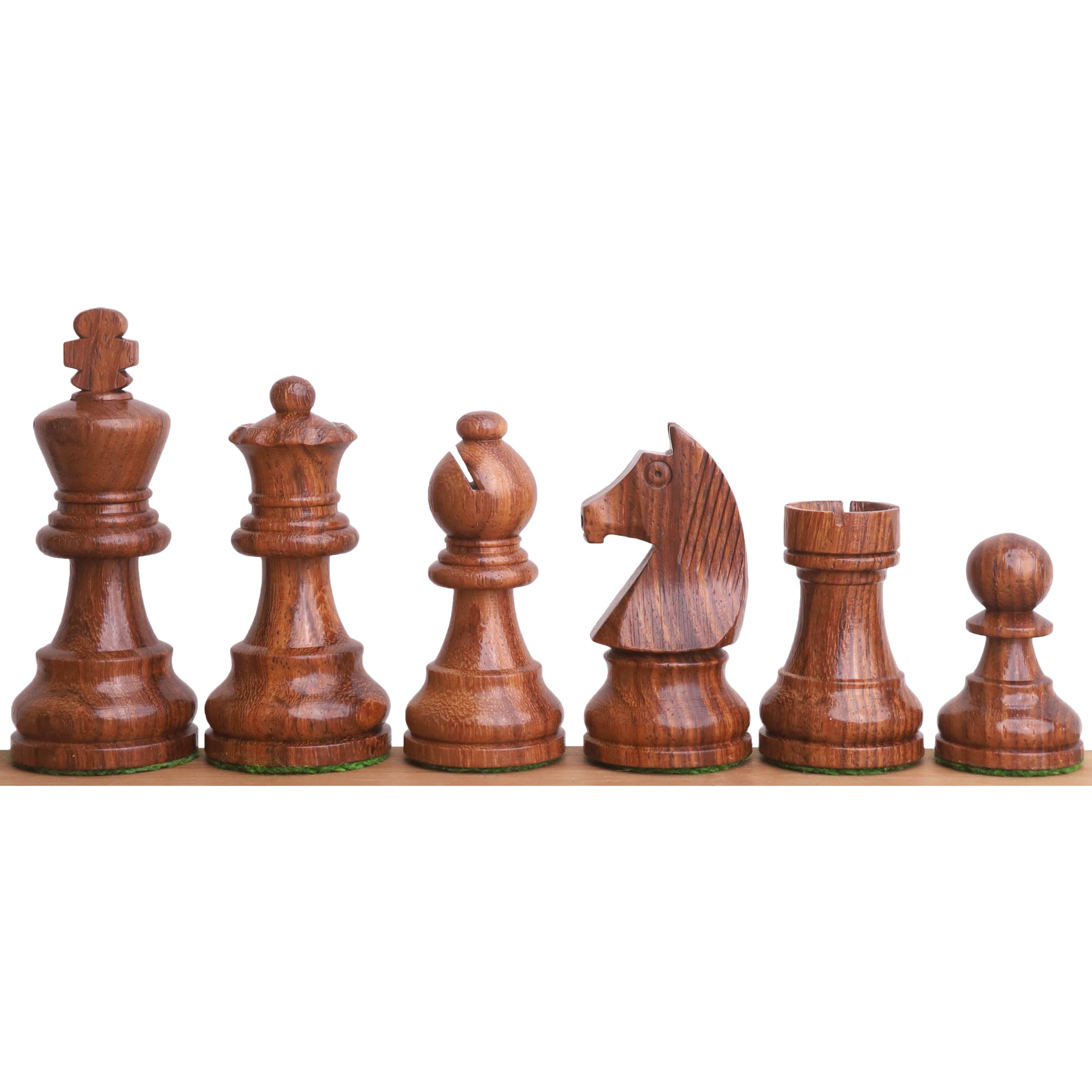 34 piece sheesham chessmen set