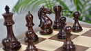 Fierce Knight Staunton chess pieces in rosewood, 103mm king