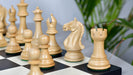Fierce Knight Staunton chess pieces in ebonised, 103mm king
