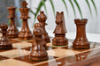Chavet Championship reproduction chess pieces in sheesham, wide base pawns