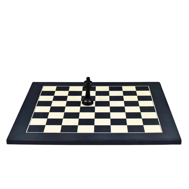 Chess Bazaar Black Anigre & Maple Deluxe 60cm Chess Board