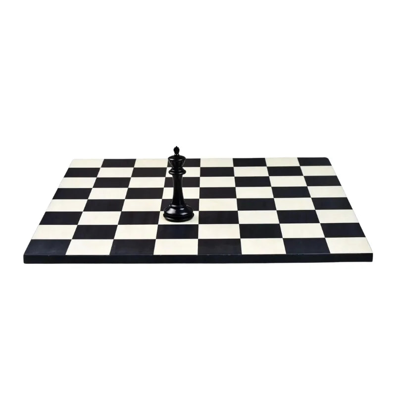 Chess Bazaar Black Anigre & Maple Deluxe 48cm Borderless Chess Board