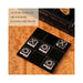 BeyBerk International Acrylic Tic Tac Toe - Black 5