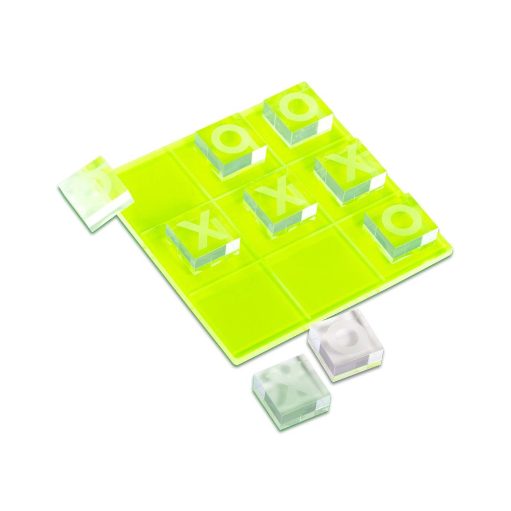 BeyBerk International Acrylic Tic Tac Toe - Green 1