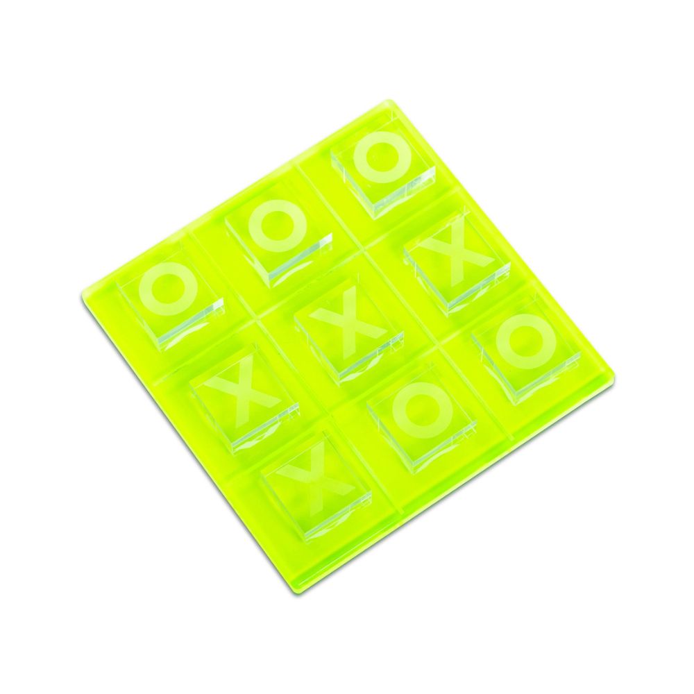 BeyBerk International Acrylic Tic Tac Toe - Green 2