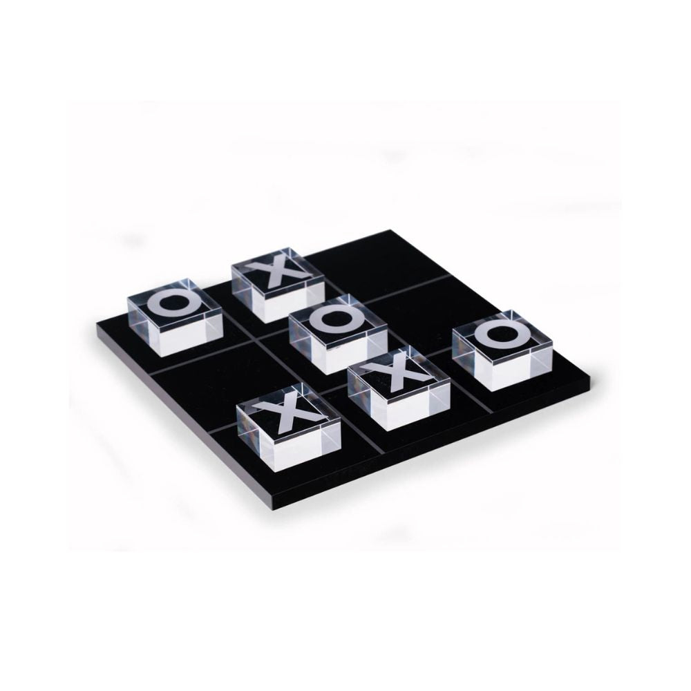 BeyBerk International Vince Acrylic  Tic Tac Toe - Black 2