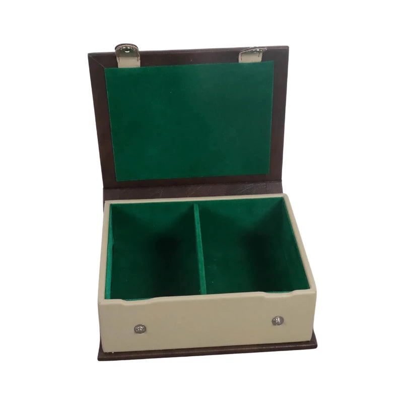Book Style Chess Pieces Storage Box (For Chess Pieces up to 107mm)