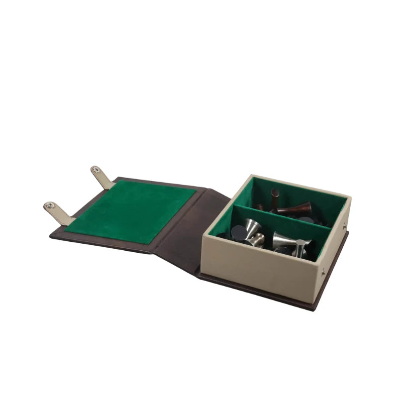 Book Style Chess Pieces Storage Box (For Chess Pieces up to 107mm)