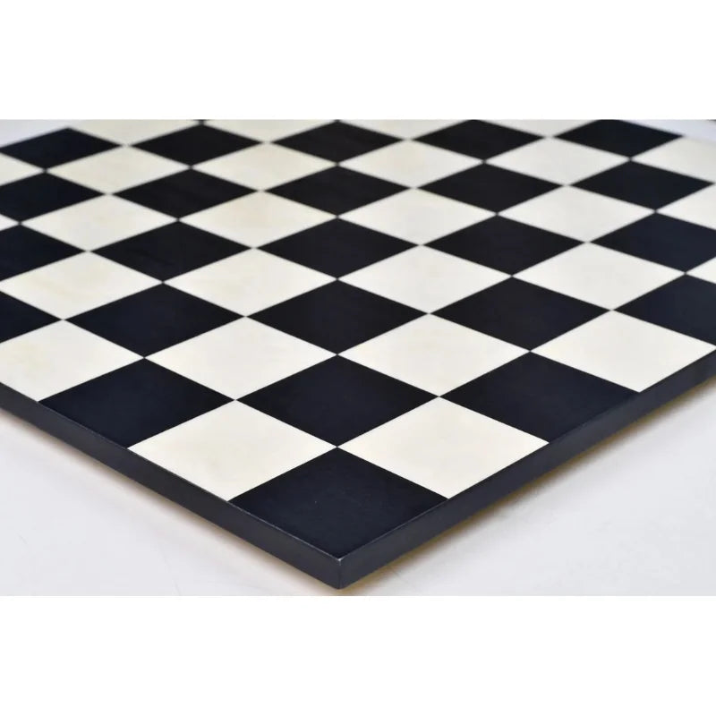 Chess Bazaar Black Anigre & Maple Deluxe 48cm Borderless Chess Board