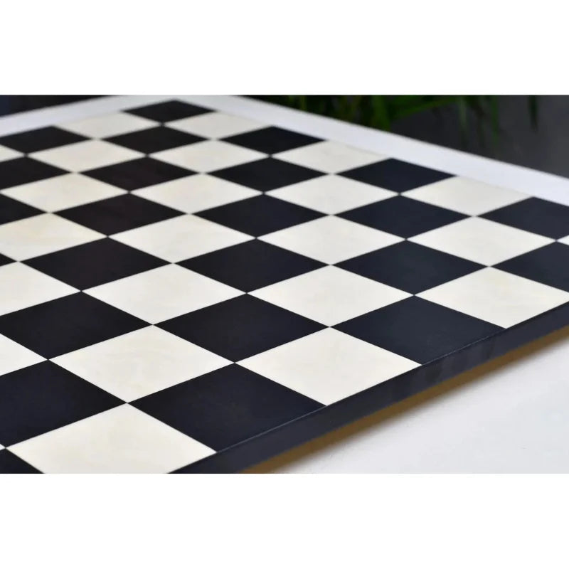 Chess Bazaar Black Anigre & Maple Deluxe 48cm Borderless Chess Board