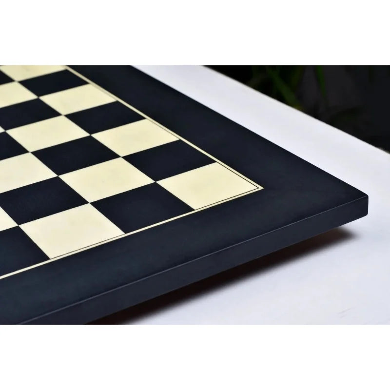Chess Bazaar Black Anigre & Maple Deluxe 60cm Chess Board