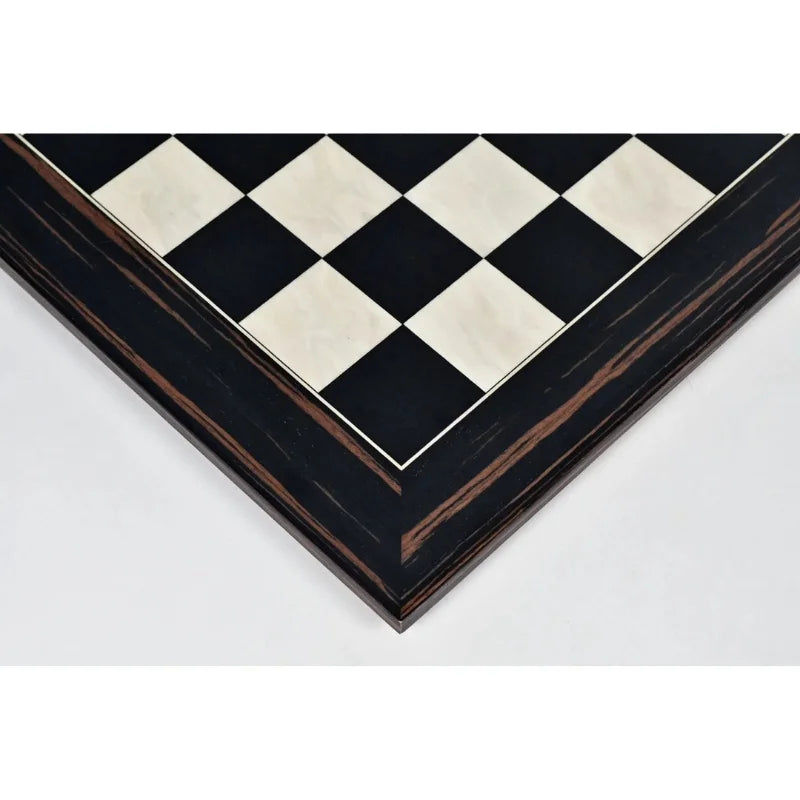 Chess Bazaar Pegasus Series Chess Pieces V2 (Ebony/Boxwood) With 60cm Black Dyed Poplar & White Erable Chess Board
