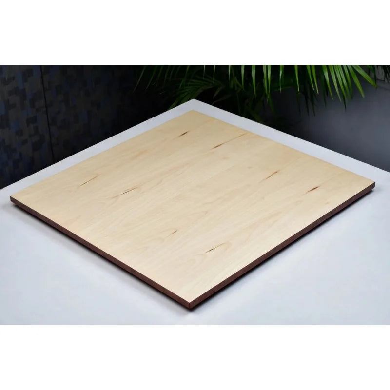 Chess Bazaar Red Ash Burl & Maple Deluxe 55cm Chess Board