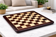 Indian rosewood chess board, close detail of the grain