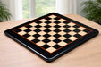 Genuine ebony and maple chess board, 46cm with 45mm squares