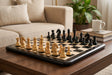 New Colombian Staunton chess set in genuine ebony and boxwood