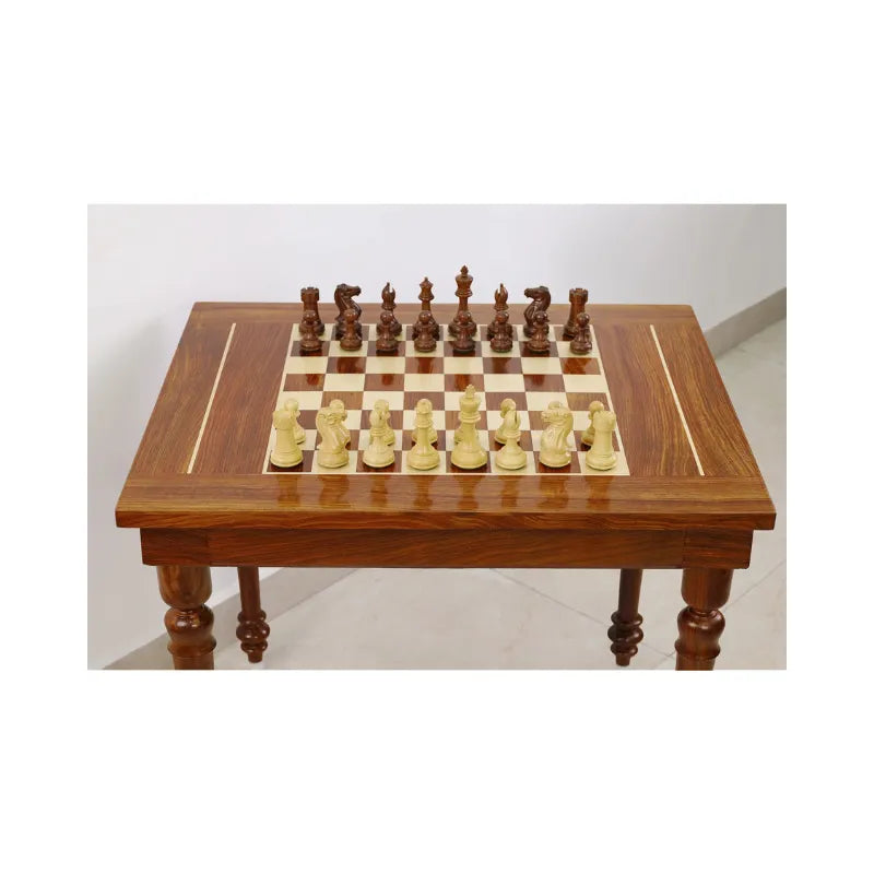 Chessmasters Series 76cm Chess Table & Pieces Bundle