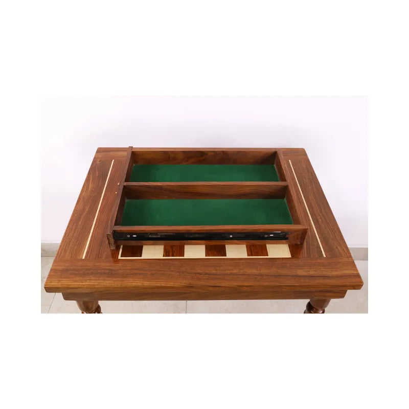Chessmasters Series 76cm Chess Table & Pieces Bundle