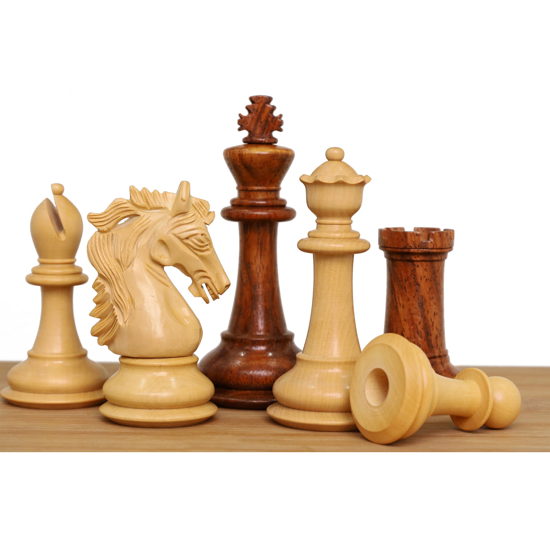 Heritage Series Chessnut Pro sensor compatible golden rosewood 100mm chess pieces