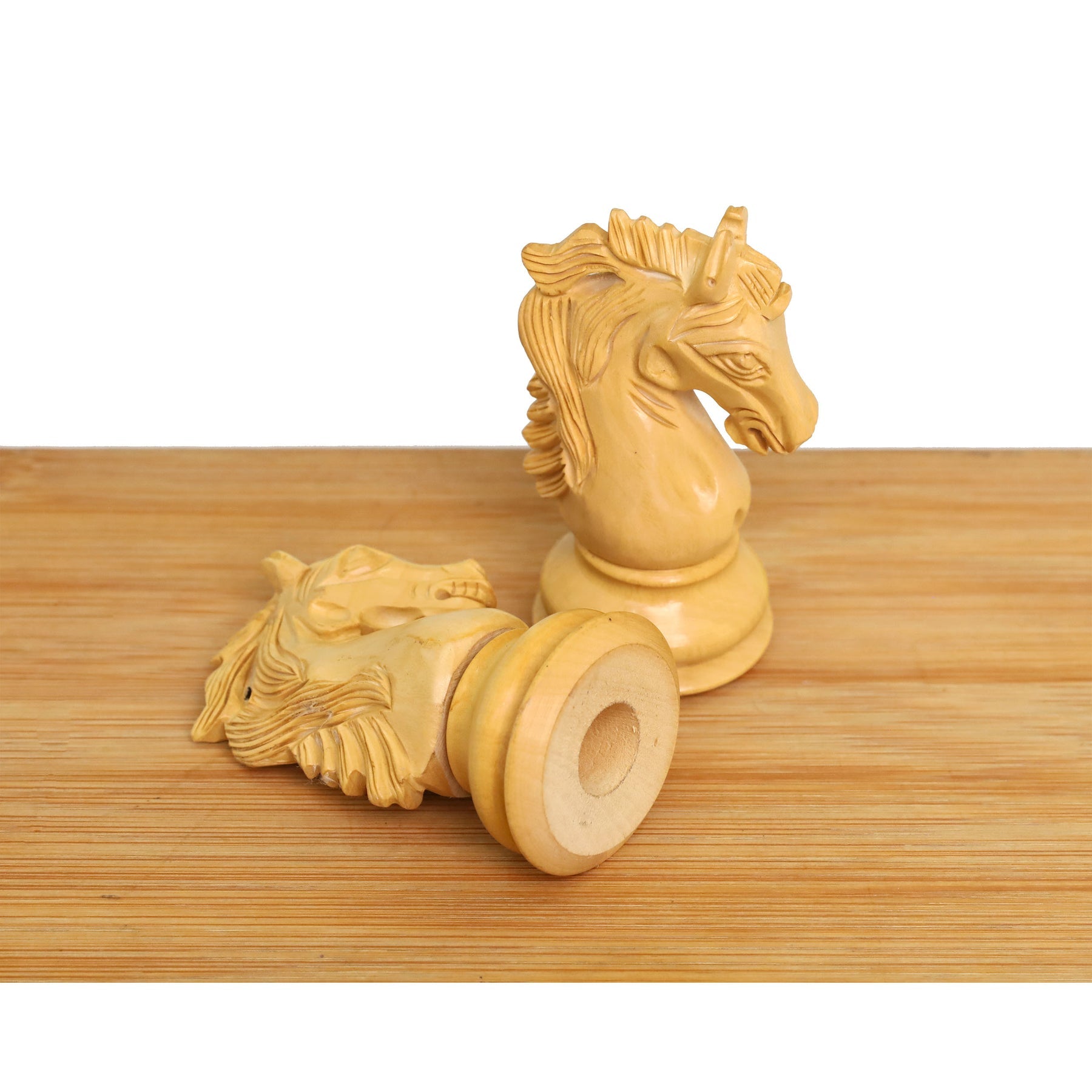 Chessnut Pro compatible Staunton chess pieces in golden rosewood, tournament proportions