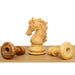 Wooden Staunton chess pieces for Chessnut sensor play, golden rosewood and boxwood
