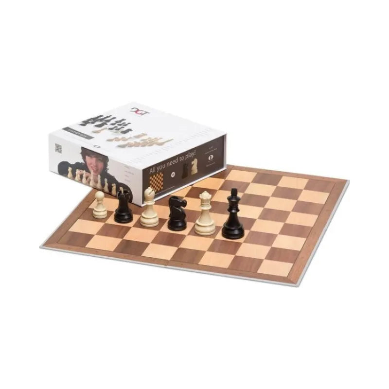 DGT Chess Starter Box Grey (Pieces & Board)