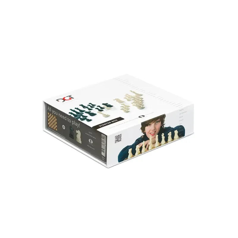 DGT Chess Starter Box Grey (Pieces & Board)