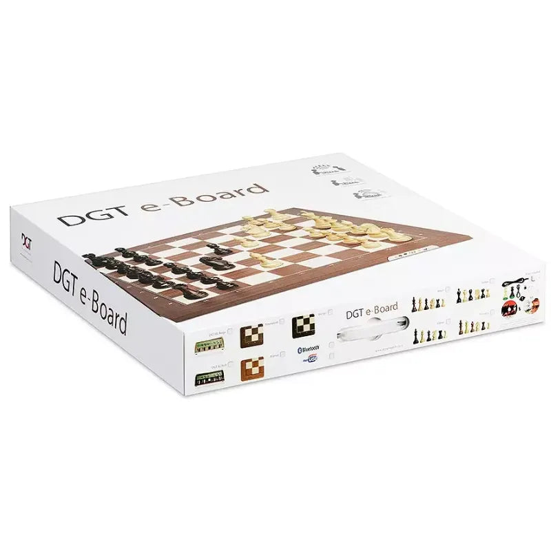 DGT Walnut USB Electronic Chess Board With Royal Pieces