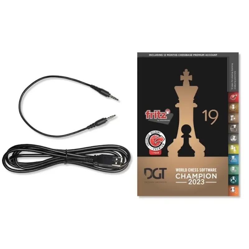 DGT Wenge USB Electronic Chess Board With Timeless Pieces