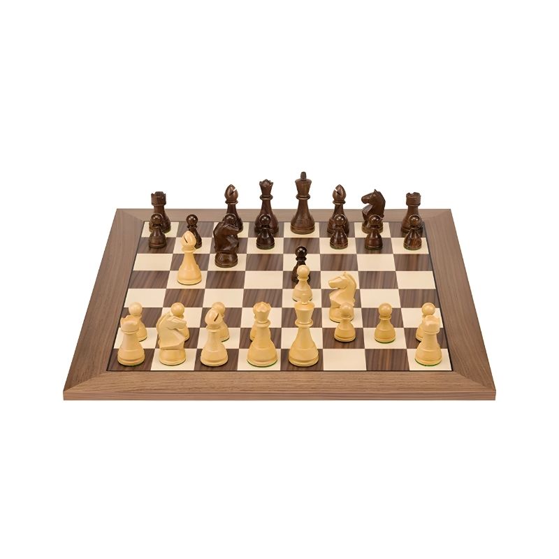 DGT Walnut Bluetooth & USB e-Board + Electronic Chess Pieces
