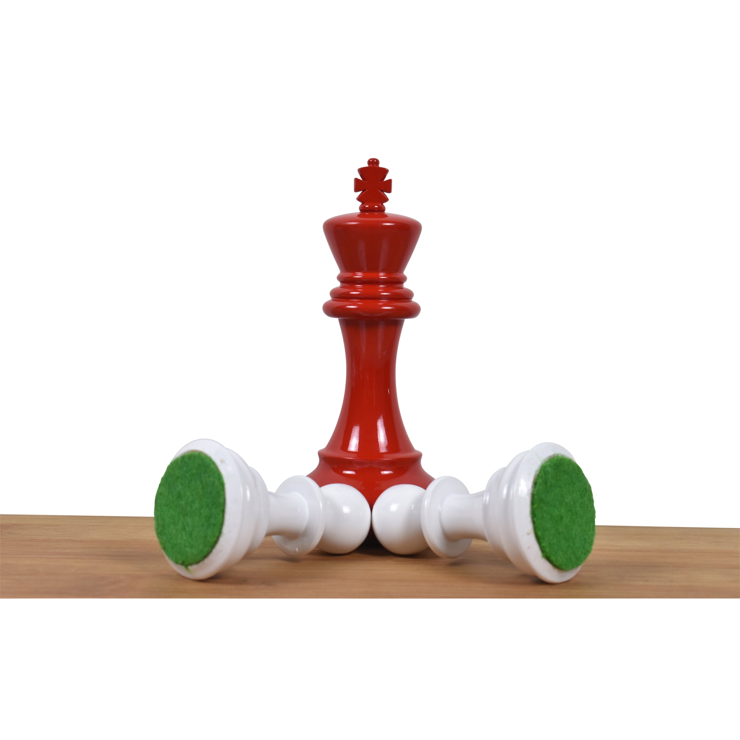 Pro Staunton Painted Boxwood 104mm Chess Pieces