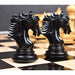 Arthur Staunton chess pieces in ebony, 116mm king